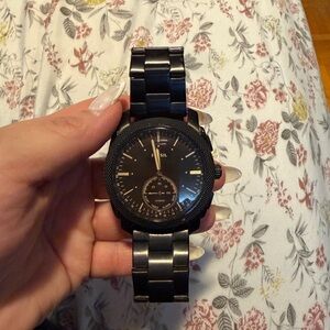 Fossil Black and Gold Watch